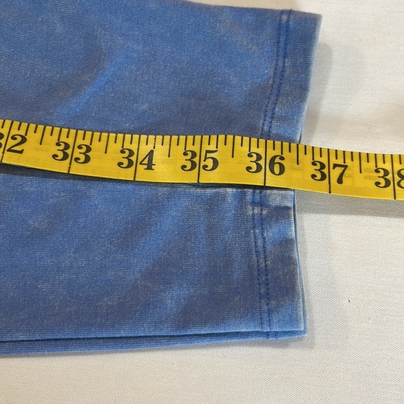 WALT DISNEY WORLD • Size Medium • Blue distressed whitewashed leggings - Picture 12 of 13